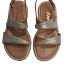 Πέδιλα Amica παιδικά ταμπά κορίτσι