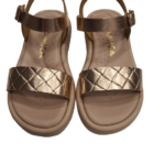 Πέδιλα Amica παιδικά χαλκός κορίτσι