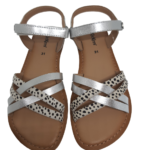 Πέδιλα Kickers παιδικά ασημί κορίτσι