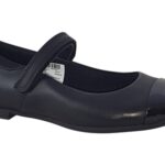 Μπαρέτες Clarks παιδικές μαύρες κορίτσι
