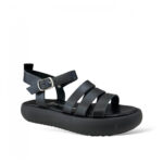 Πέδιλα Amica παιδικά μαύρο κορίτσι