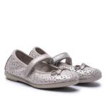 Μπαρέτες VULLADI μεταλλικές δερμάτινες flex κορίτσι ασημί