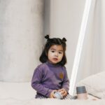 Μπλούζα The New Chapter μακρυμάνικη παιδική μωβ κορίτσι