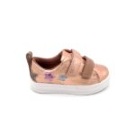 Sneakers Clarks παιδικά μπρονζέ κορίτσι