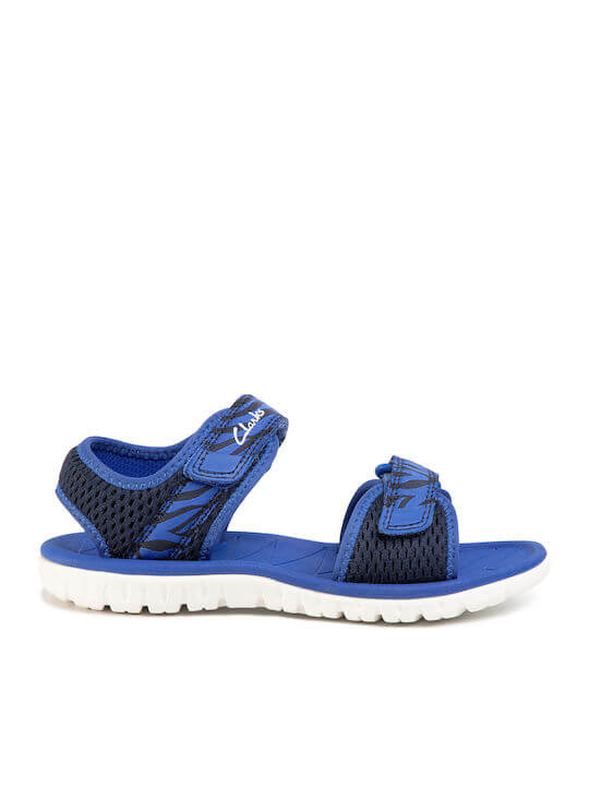 Πέδιλα Clarks παιδικά μπλε αγόρι - Image 4