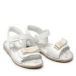 Πέδιλα Prigimi παιδικά λευκά κορίτσι