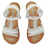 Πέδιλα Kickers παιδικά λευκά κορίτσι