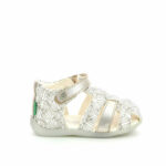 Πέδιλα Kickers παιδικά λευκο κορίτσι