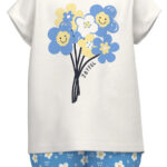 Name It Παιδικό Σετ με Σορτς Καλοκαιρινό 2τμχ Λευκό