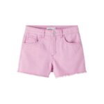 Σορτς τζιν "Mom Shorts" λιλά