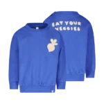 Μπλούζα The New Chapter μακρυμάνικη παιδική γαλάζια κορίτσι