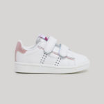 PEPE JEANS LEATHER TRAINERS WITH SELF-ADHESIVE FASTENING