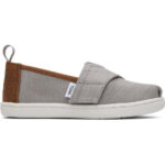 Drizzle Grey Recycled Cotton Slubby Woven