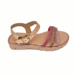 AMICA σανδάλια με δέρμα κορίτσι 4235 Φούξια