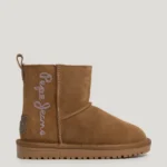 Μποτάκια σουέντ με γούνα