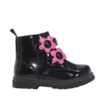 Lumberjack μποτακι μαυρο λουστρίνι